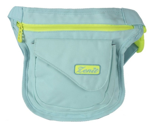 Imagen 2 de 6 de Morral Bandolera Riñonera Zenit Dama Hombre Mujer Celeste
