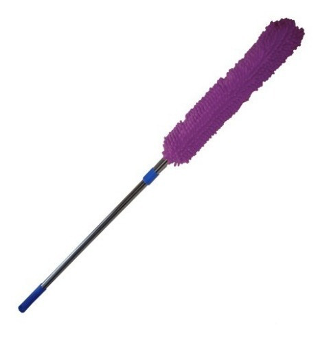 Imagen 4 de 8 de Plumero De Microfibra Mango Extensible Varios Colores Lavado