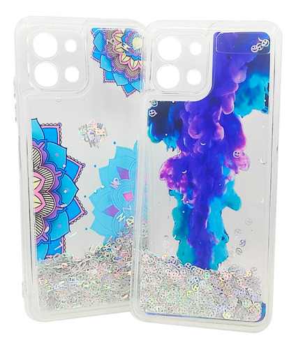 Case Forro Silicon Escarchado Con Agua Infinix Hot 11 2022