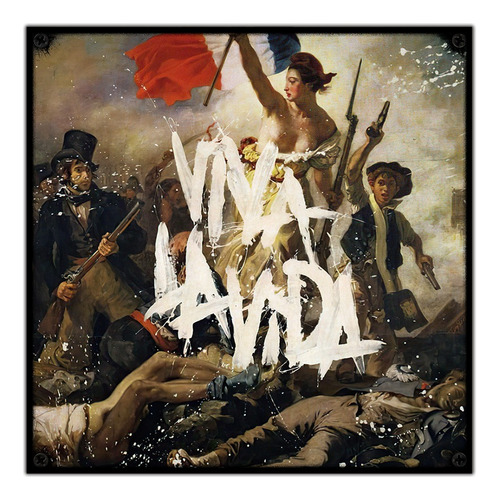 #404 - Cuadro Vintage 30 X 30 Viva La Vida Coldplay Música 