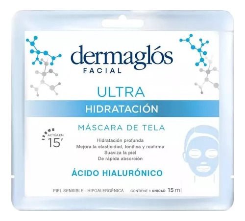 Dermaglós Ultra Hidratación Profunda Máscara De Tela Facial