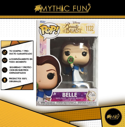 Funko Pop Disney La Bella Y La Bestia - Belle 1132