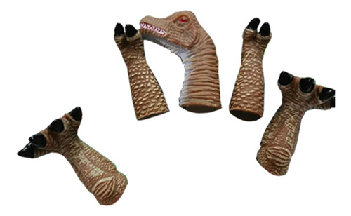 5 Uds Marionetas De Dedo Juguetes Muñecas De Braquiosaurio