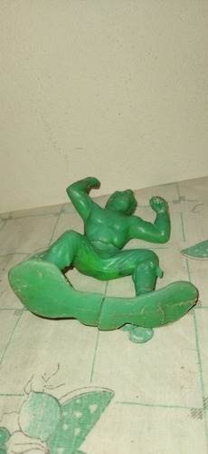 Hulk Bootleg 80s El Hombre Increible Lou Ferrigno 11cm Rev22 (Usado)