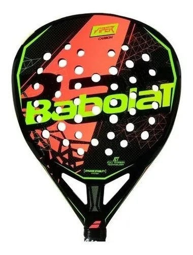 Paleta Padel Babolat Viper Carbon 2018 Con Funda Y Regalo