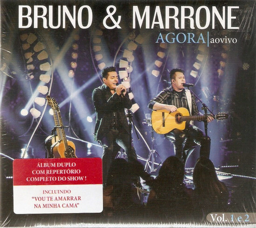 Cd Duplo - Bruno & Marrone - ( Agora - Ao Vivo ) - Vol.1 E 2