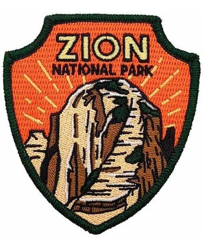 Hike And Draw Zion National Park Parche Bordado Termo-en X