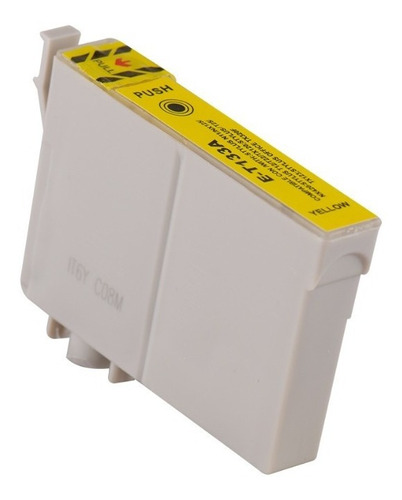 Cartucho Alternativo Para Epson 133 Amarillo Gtc 13ml