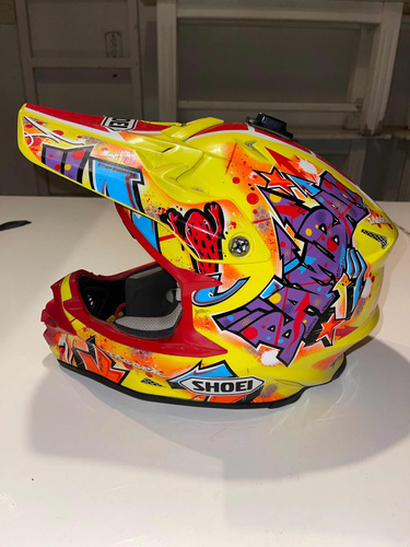 Casco Shoei Motocross Edicion Limitada Justin Barcia Talle L