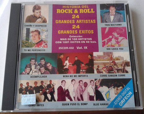 Historia Del Rock & Roll Vol 9 Cd Hecho En Canada 