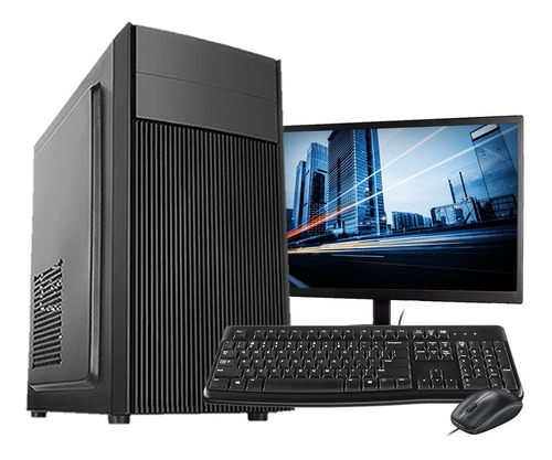 Computador Completo Intel Dual Core 4gb Hd500gb Monitor Wifi