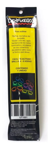 Anteojos Carnaval Carioca Luminosos Neon Glow Fluo Pack X20 