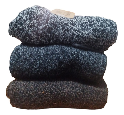 Pack 6 Calcetines De Lana Gruesos Mujer Hombre Invierno 