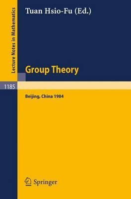 Libro Group Theory : Beijing 1984. Proceedings Of An Inte...