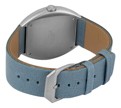 Reloj De Pulso Slow O10 Unisex Azul Plata Negro