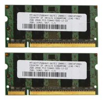 Comprar 2 Memorias Ram Ddr2 De 2 Gb, 667 Mhz, Pc2 5300, Memoria Ram