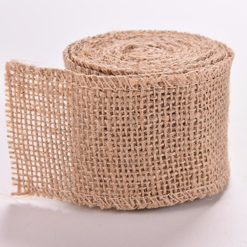 Imagen 4 de 4 de Cinta De Arpillera N 7 Decoracion Sillas