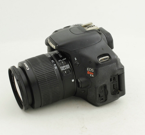 Camara Canon Eos Rebel T3i Con Lente 18-55 Is Negro (Usado)