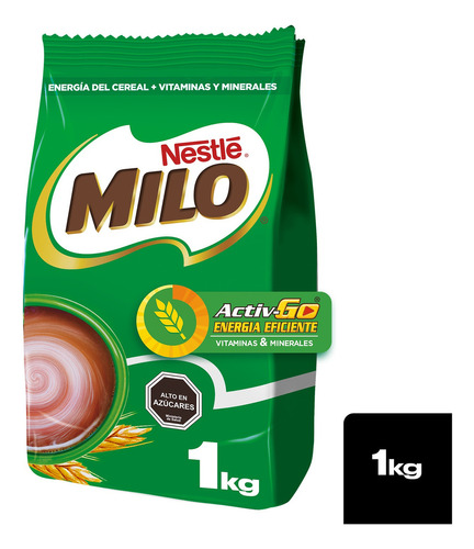 Saborizante Para Leche Milo Activ-go Bolsa 1000g