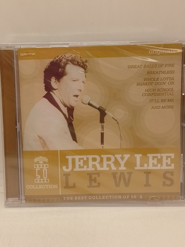 Jerry Lee Lewis The Best Collection Of 60's Cd Nuevo 