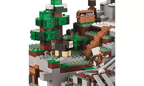 Bloco de Montar Minecraft - Modelo Caverna da Montanha