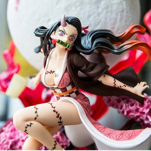 Imagen 4 de 7 de Figura Nezuko Kamado - Demon Slayer (kimetsu No Yaiba) 32cm