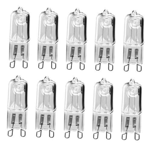 10 Bombillas Halógenas De 60 W G9 Para Hornos De Microondas