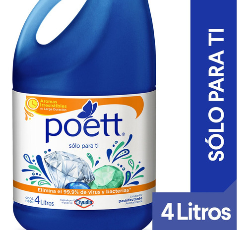 Limpiador Poett Solo Para Ti X 4 L