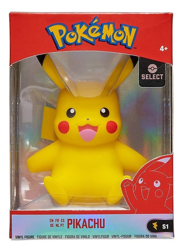 Jazwares Pokemon Select Pikachu Series 1 Figura Vinilo