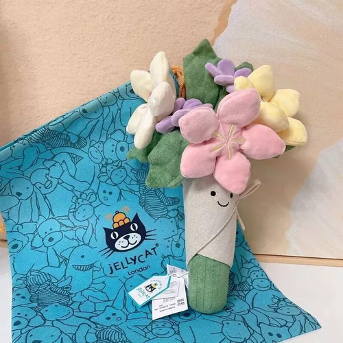 ..jellycat Bouquet Juguete Para Niña, Regalo De Cumpleaños,
