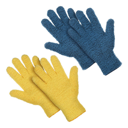 2 Pares De Guantes De Microfibra Para Plantas, Guantes De Li