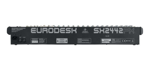 Imagen 3 de 3 de Consola Behringer SX2442FX Eurodesk de mezcla 100V/240V