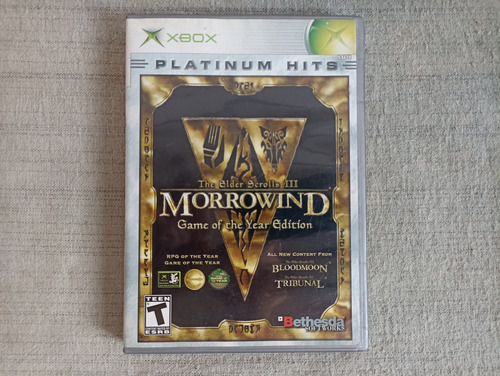 The Elder Scrolls Morrowind Game Of The Year Xbox Clasico 