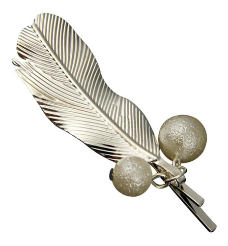 Barrette Del Metal Plata