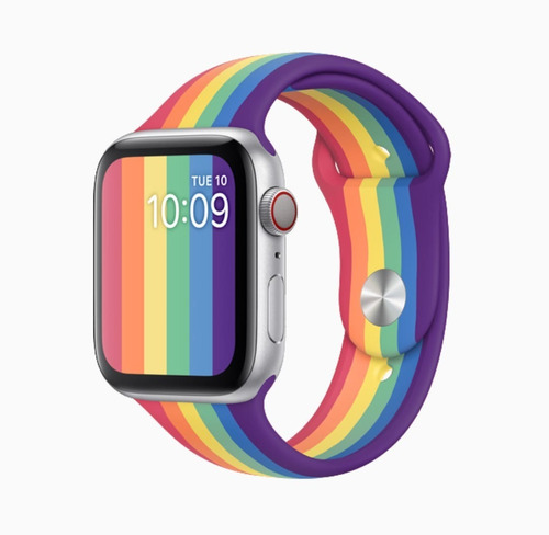 Malla Para Apple Watch Raimbow 40 42 Mm Arco Iris Colores 