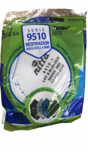 Mascarilla Tapabocas N95 Con Respirador Marca Nitta