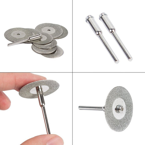Nuevo Mini Rueda De Corte De Diamante 35 Mm Sin Agujeros