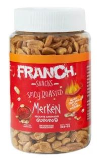 Maní Tostado Franch Spicy Roasted Sabor Merkén Hot 1x260gr