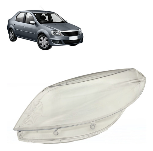 Lente De Optica Acrilico P/ Renault Logan 2010/2013