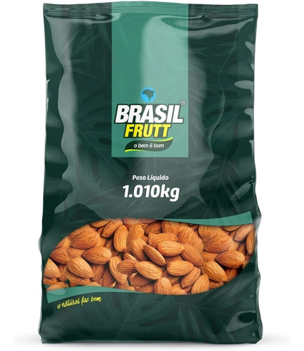 Amêndoa Natural Fibra Metabolismo 1,010kg Brasil Frutt