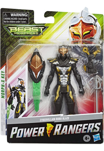 Power Rangers Beast Morphers Cybervillain Robo Blaze 6 Figur
