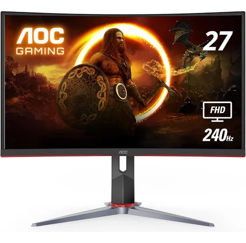Aoc C27g2z Monitor De Juegos Ultrarrápido Curvo Sin Marco De
