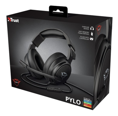 Imagen 10 de 10 de Auriculares Gamer Trust Gxt 433 Pylo Pc Consolas 3.5mm Plug