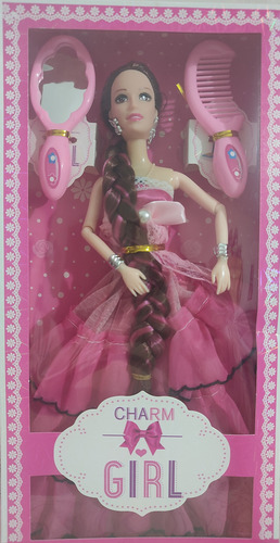 Muñeca Con Sonido, Con Accesorios Y Zapatos. Es Articulada