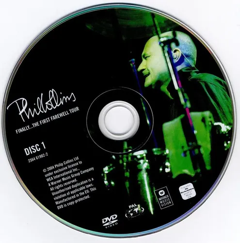 Dvd Phil Collins - Finally The First Farewell Tour | Parcelamento