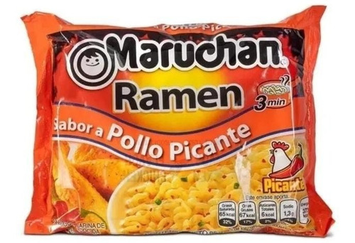 Sopa Ramen -maruchan-  Sabor Pollo Picante 85 Grs.