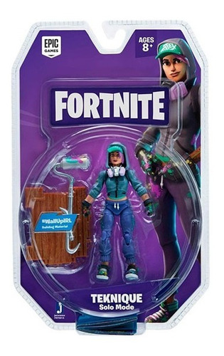 Fortnite Figura Articulada Teknique Solo Mode 10,5 Cm