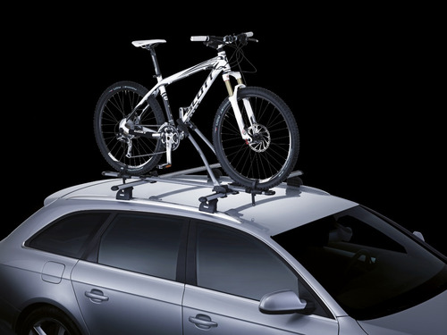 Imagen 7 de 7 de Portabicicletas De Techo Thule Freeride Plata