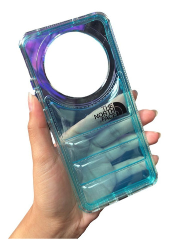 Funda Case The North Face Para Oppo Reno 12f 2 En 1 Verde Menta Oppo Reno 12f