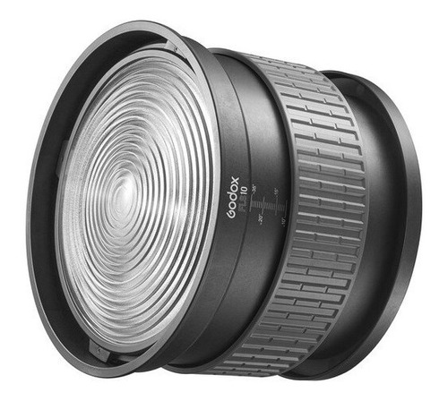 Lente Fresnel Bowens Godox Fls10 Para Iluminador Led Estudio Cor da estrutura Preto Cor da luz Branco-frio, neutro, quente 110V/220V